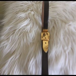 Used moschino brown belt wore many time very vintage!!